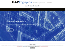 Tablet Screenshot of gapenginyeria.com